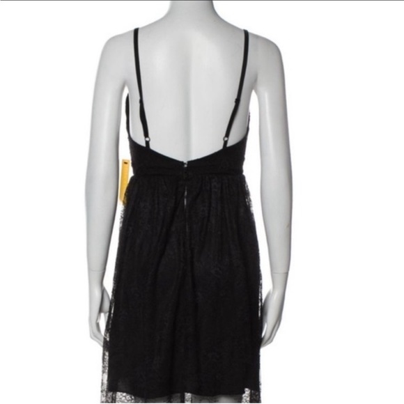 ALICE + OLIVIA Mini Black Lace Dress - Picture 5 of 15